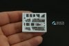 Quinta Studio QDS-32123 F/A-18F early 3D-Printed & coloured Interior on decal paper (Trumpeter) (Small version) 1/32